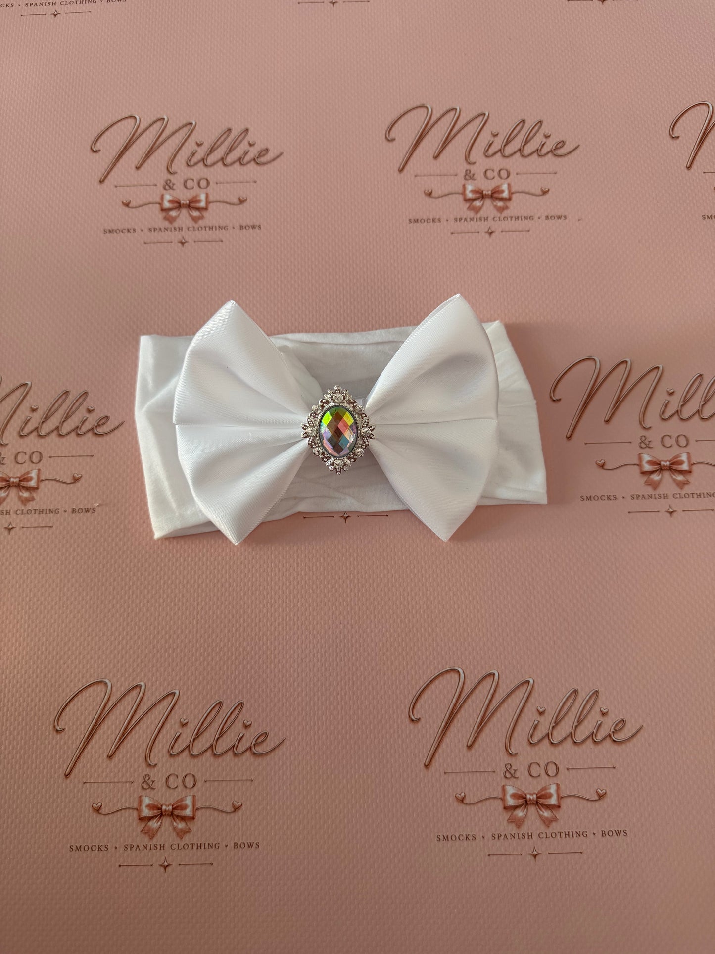 White Classic Headband