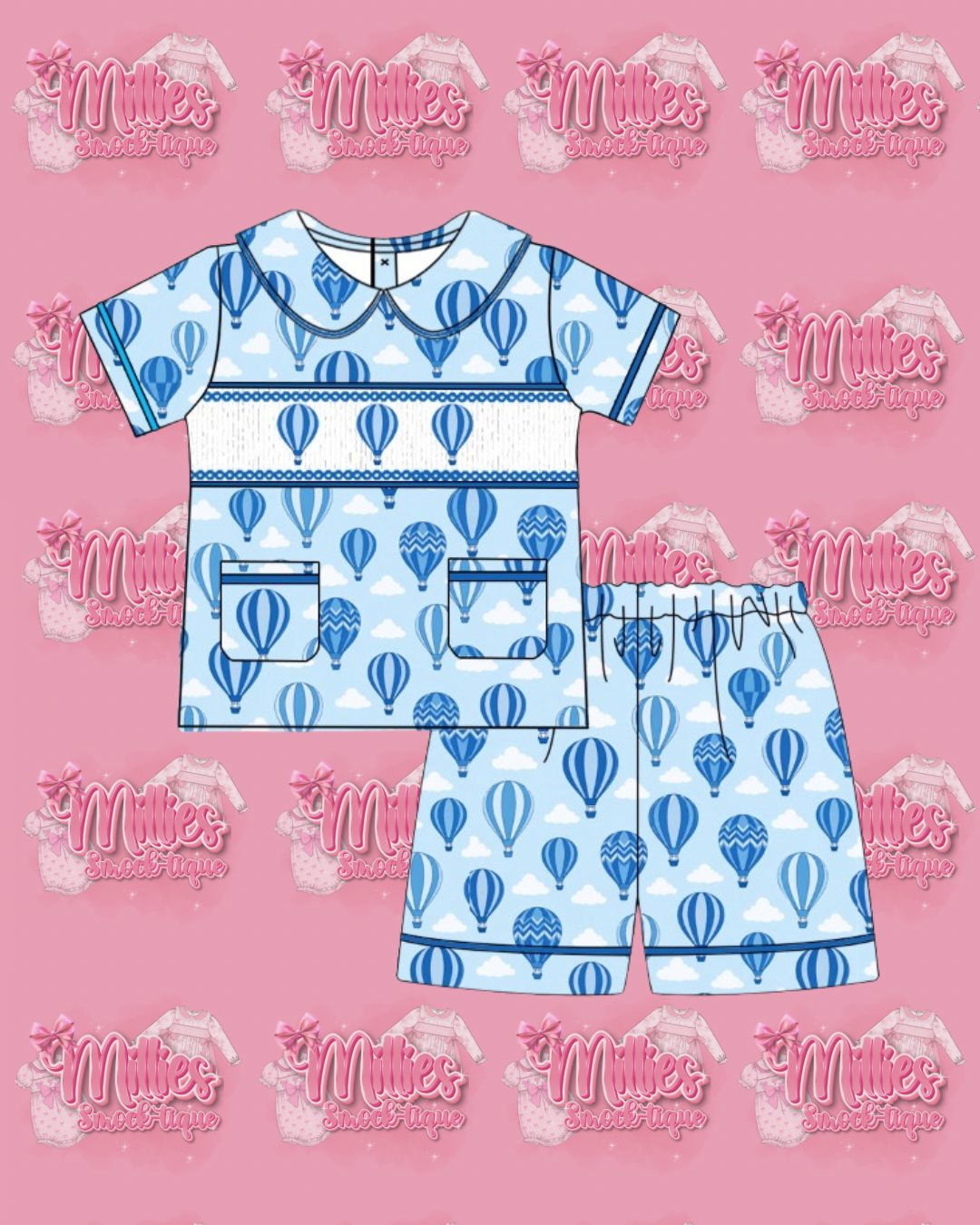 Boys Hot Air Balloon Pyjamas