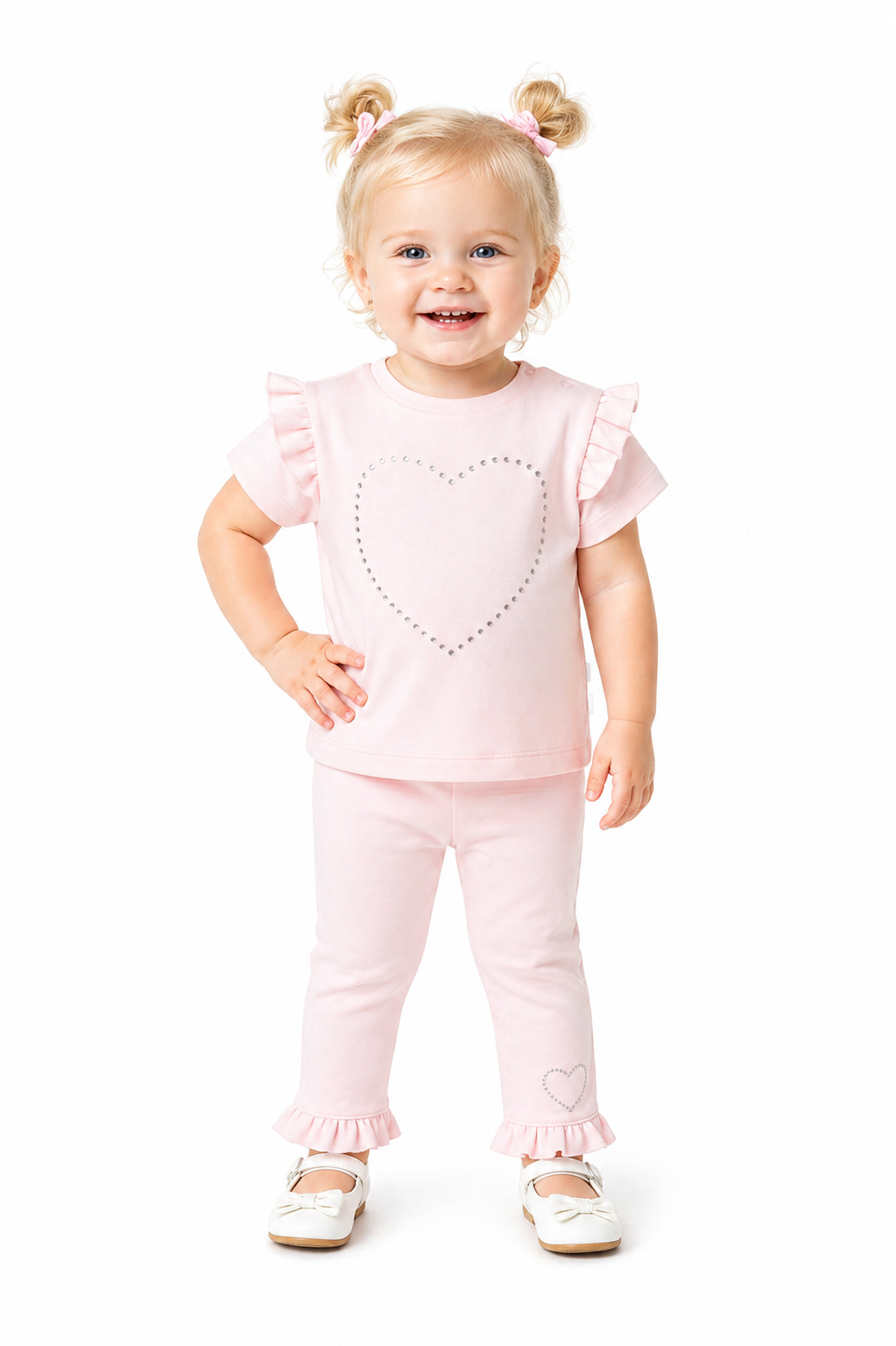 Visara Heart Legging Set