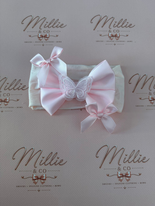 Butterfly&Bow headband