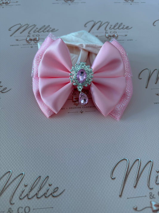 Pink Shimmer Double Headband