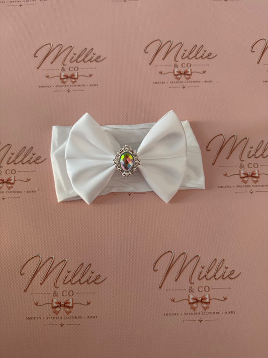 White Classic Headband