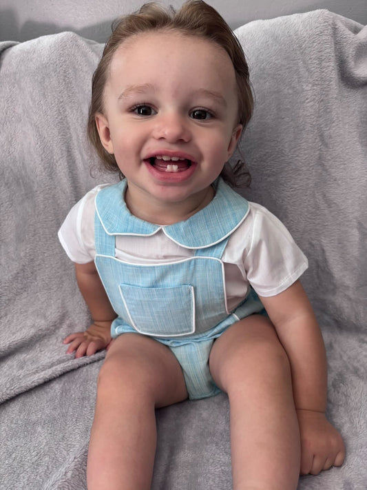 Wee Me Boys Pocket Romper